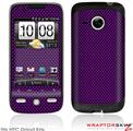 HTC Droid Eris Skin - Carbon Fiber Purple