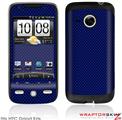 HTC Droid Eris Skin - Carbon Fiber Blue