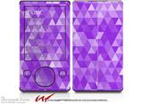 Triangle Mosaic Purple - Decal Style skin fits Zune 80/120GB  (ZUNE SOLD SEPARATELY)