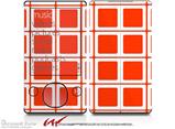 Squared Red - Decal Style skin fits Zune 80/120GB  (ZUNE SOLD SEPARATELY)