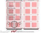 Squared Pink - Decal Style skin fits Zune 80/120GB  (ZUNE SOLD SEPARATELY)