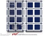 Squared Navy Blue - Decal Style skin fits Zune 80/120GB  (ZUNE SOLD SEPARATELY)