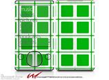 Squared Green - Decal Style skin fits Zune 80/120GB  (ZUNE SOLD SEPARATELY)