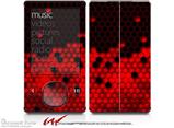 HEX Red - Decal Style skin fits Zune 80/120GB  (ZUNE SOLD SEPARATELY)