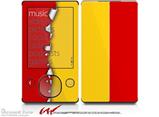 Ripped Colors Red Yellow - Decal Style skin fits Zune 80/120GB  (ZUNE SOLD SEPARATELY)