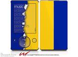 Ripped Colors Blue Yellow - Decal Style skin fits Zune 80/120GB  (ZUNE SOLD SEPARATELY)