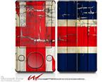 Painted Faded and Cracked Union Jack British Flag - Decal Style skin fits Zune 80/120GB  (ZUNE SOLD SEPARATELY)