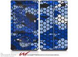 HEX Mesh Camo 01 Blue Bright - Decal Style skin fits Zune 80/120GB  (ZUNE SOLD SEPARATELY)
