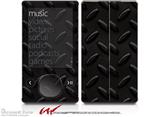Diamond Plate Metal 02 Black - Decal Style skin fits Zune 80/120GB  (ZUNE SOLD SEPARATELY)