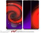 Alecias Swirl 01 Red - Decal Style skin fits Zune 80/120GB  (ZUNE SOLD SEPARATELY)