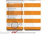 Kearas Psycho Stripes Orange and White - Decal Style skin fits Zune 80/120GB  (ZUNE SOLD SEPARATELY)
