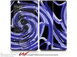 Alecias Swirl 02 Blue - Decal Style skin fits Zune 80/120GB  (ZUNE SOLD SEPARATELY)