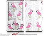 Flamingos on White - Decal Style skin fits Zune 80/120GB  (ZUNE SOLD SEPARATELY)