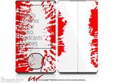 Big Kiss Red Lips on White - Decal Style skin fits Zune 80/120GB  (ZUNE SOLD SEPARATELY)