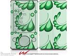 Petals Green - Decal Style skin fits Zune 80/120GB  (ZUNE SOLD SEPARATELY)