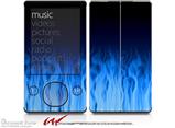 Fire Blue - Decal Style skin fits Zune 80/120GB  (ZUNE SOLD SEPARATELY)