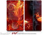 Fire Flower - Decal Style skin fits Zune 80/120GB  (ZUNE SOLD SEPARATELY)