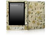 Flowers and Berries Yellow - Decal Style Skin for Amazon Kindle DX