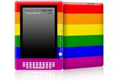 Rainbow Stripes - Decal Style Skin for Amazon Kindle DX