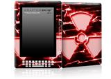 Radioactive Red - Decal Style Skin for Amazon Kindle DX