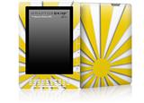 Rising Sun Japanese Flag Yellow - Decal Style Skin for Amazon Kindle DX