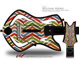  Zig Zag Colors 01 Decal Style Skin - fits Warriors Of Rock Guitar Hero Guitar (GUITAR NOT INCLUDED)