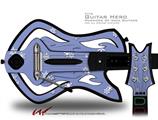  Snowflakes Decal Style Skin - fits Warriors Of Rock Guitar Hero Guitar (GUITAR NOT INCLUDED)