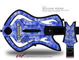  Triangle Mosaic Blue Decal Style Skin - fits Warriors Of Rock Guitar Hero Guitar (GUITAR NOT INCLUDED)