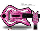  Triangle Mosaic Fuchsia Decal Style Skin - fits Warriors Of Rock Guitar Hero Guitar (GUITAR NOT INCLUDED)
