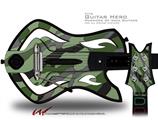  Camouflage Green Decal Style Skin - fits Warriors Of Rock Guitar Hero Guitar (GUITAR NOT INCLUDED)