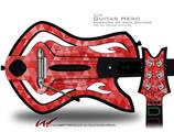  Triangle Mosaic Red Decal Style Skin - fits Warriors Of Rock Guitar Hero Guitar (GUITAR NOT INCLUDED)
