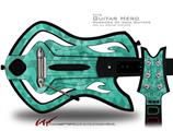  Triangle Mosaic Seafoam Green Decal Style Skin - fits Warriors Of Rock Guitar Hero Guitar (GUITAR NOT INCLUDED)