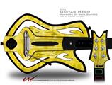  Triangle Mosaic Yellow Decal Style Skin - fits Warriors Of Rock Guitar Hero Guitar (GUITAR NOT INCLUDED)