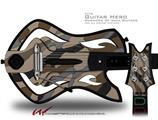  Camouflage Brown Decal Style Skin - fits Warriors Of Rock Guitar Hero Guitar (GUITAR NOT INCLUDED)