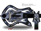  Camouflage Blue Decal Style Skin - fits Warriors Of Rock Guitar Hero Guitar (GUITAR NOT INCLUDED)
