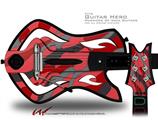  Camouflage Red Decal Style Skin - fits Warriors Of Rock Guitar Hero Guitar (GUITAR NOT INCLUDED)