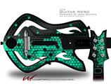  HEX Seafoan Green Decal Style Skin - fits Warriors Of Rock Guitar Hero Guitar (GUITAR NOT INCLUDED)