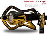  HEX Yellow Decal Style Skin - fits Warriors Of Rock Guitar Hero Guitar (GUITAR NOT INCLUDED)