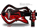  HEX Red Decal Style Skin - fits Warriors Of Rock Guitar Hero Guitar (GUITAR NOT INCLUDED)