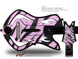  Zebra Skin Pink Decal Style Skin - fits Warriors Of Rock Guitar Hero Guitar (GUITAR NOT INCLUDED)