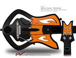  Ripped Colors Black Orange Decal Style Skin - fits Warriors Of Rock Guitar Hero Guitar (GUITAR NOT INCLUDED)