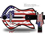  USA American Flag 01 Decal Style Skin - fits Warriors Of Rock Guitar Hero Guitar (GUITAR NOT INCLUDED)