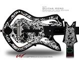  Scattered Skulls Black Decal Style Skin - fits Warriors Of Rock Guitar Hero Guitar (GUITAR NOT INCLUDED)