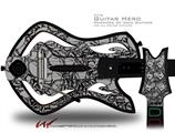  Scattered Skulls Gray Decal Style Skin - fits Warriors Of Rock Guitar Hero Guitar (GUITAR NOT INCLUDED)