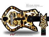  Fractal Fur Leopard Decal Style Skin - fits Warriors Of Rock Guitar Hero Guitar (GUITAR NOT INCLUDED)