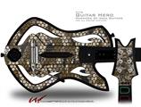  HEX Mesh Camo 01 Brown Decal Style Skin - fits Warriors Of Rock Guitar Hero Guitar (GUITAR NOT INCLUDED)