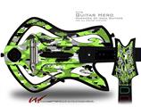  WraptorCamo Digital Camo Neon Green Decal Style Skin - fits Warriors Of Rock Guitar Hero Guitar (GUITAR NOT INCLUDED)