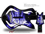  Lightning Blue Decal Style Skin - fits Warriors Of Rock Guitar Hero Guitar (GUITAR NOT INCLUDED)