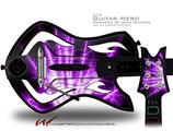 Lightning Purple Decal Style Skin - fits Warriors Of Rock Guitar Hero Guitar (GUITAR NOT INCLUDED)