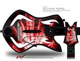  Lightning Red Decal Style Skin - fits Warriors Of Rock Guitar Hero Guitar (GUITAR NOT INCLUDED)